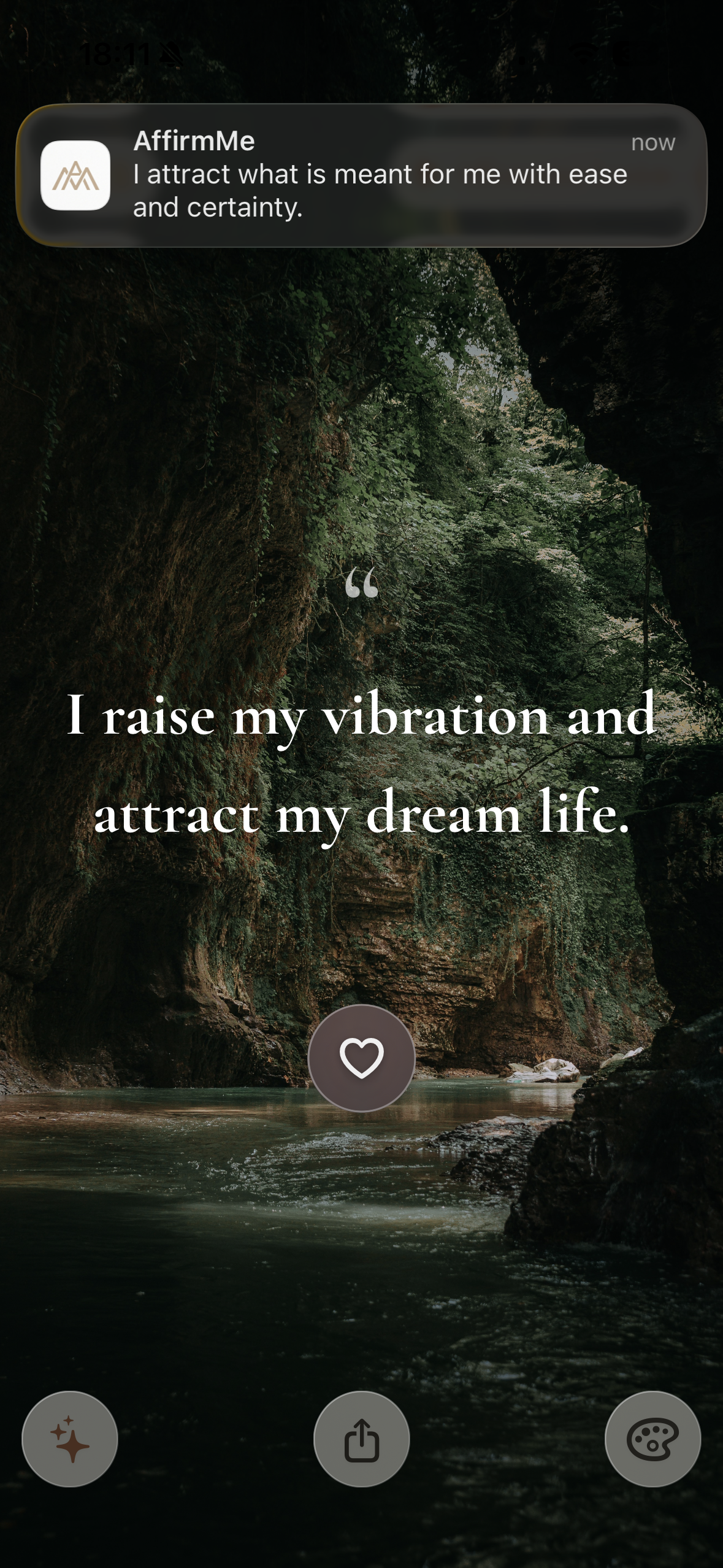 AffirmMe app preview